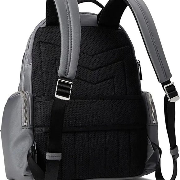 Michael Kors Prescott Backpack Heather Gray Nylon Large Size NEW SEALED - Picture 5 of 10